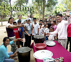 feeding